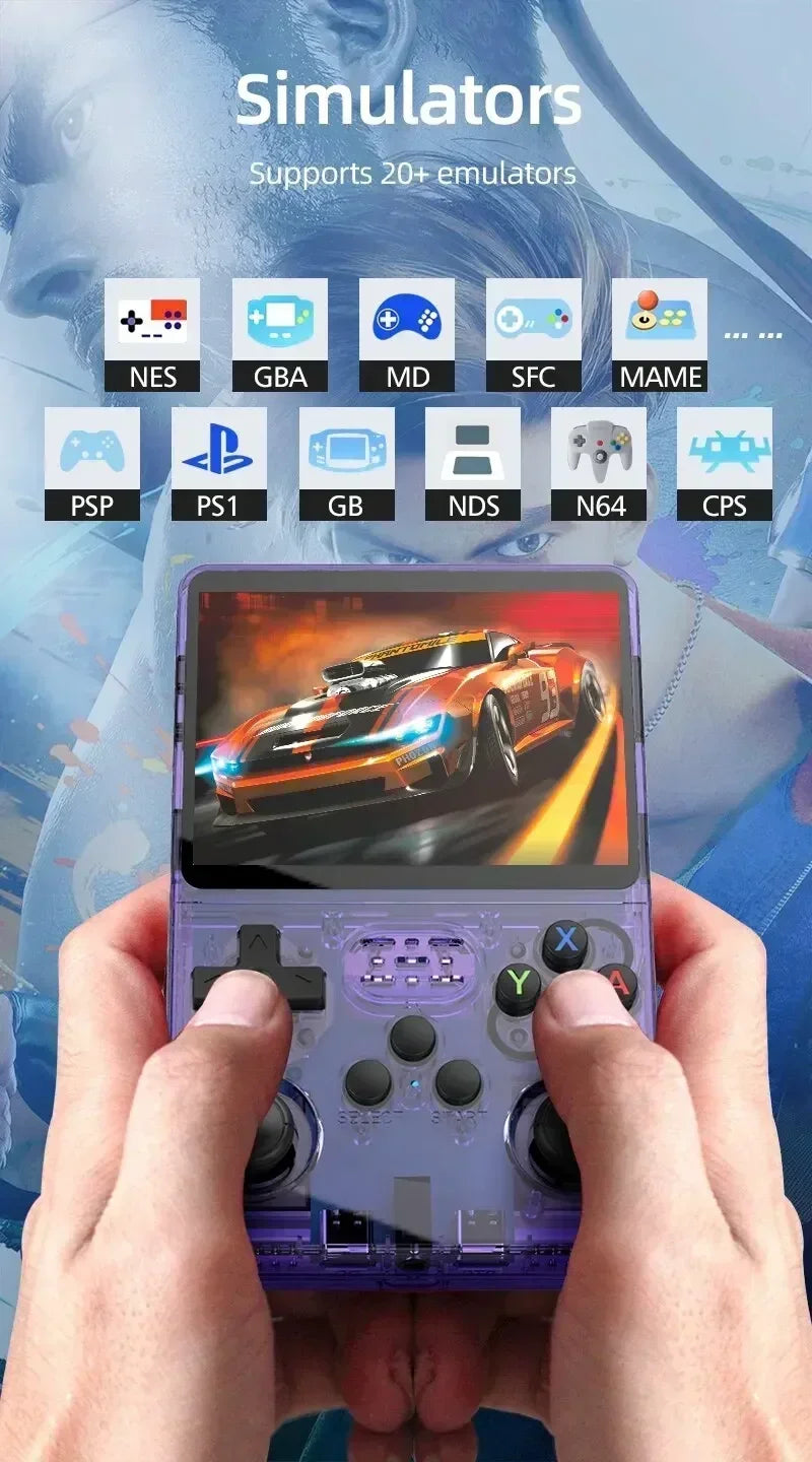 🕹️ Consola portátil R36S retro v. 128 Gb (Prableña)
