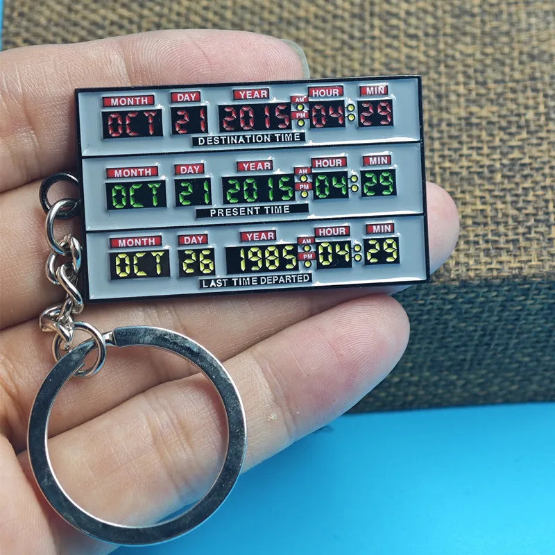 🔑 Llavero panel de control del DeLorean