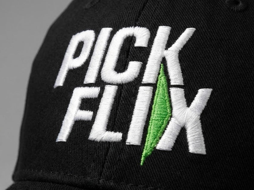 Gorra Oficial PickFlix – Edición Premium Bordada