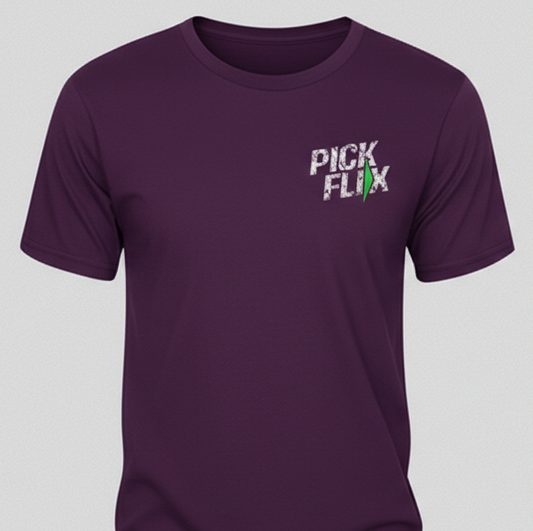 Camiseta PickFlix Logo Desgastado (Hombre)