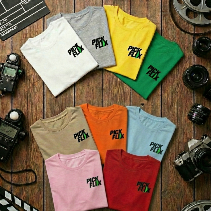 Camiseta PickFlix "Solid Edition" (Hombre)