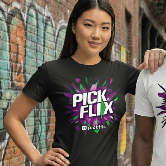 Camiseta PickFlix "Cinema Burst" (Mujer)